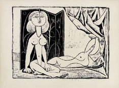 Pablo Picasso Zei Frauenakte 11. Zustand
