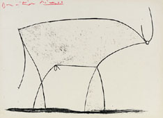 Pablo Picasso Der Stier 11. Zustand
