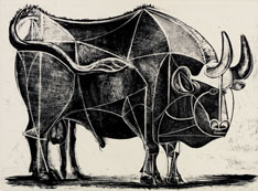 Picasso Der Stier 4. Zustand 22.12.1945